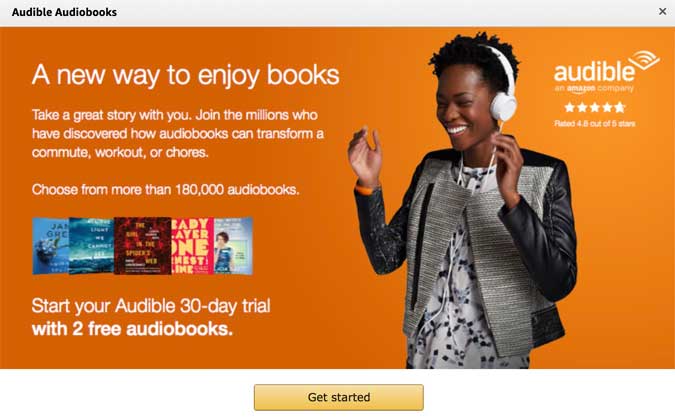 how do i get free credits on audible