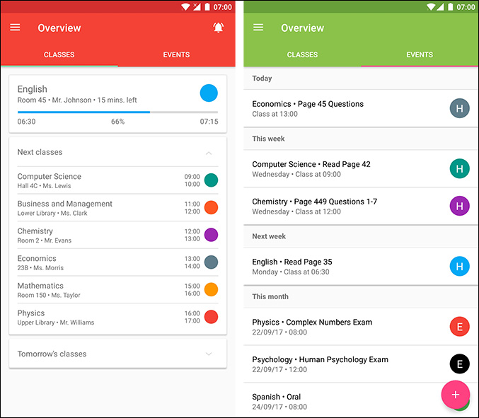homework planner apps- ChalkBoard Android