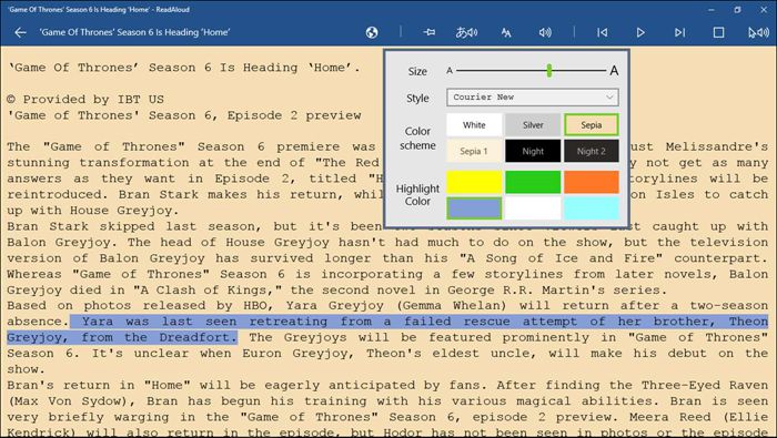 read aloud pdf to voice reader for windows