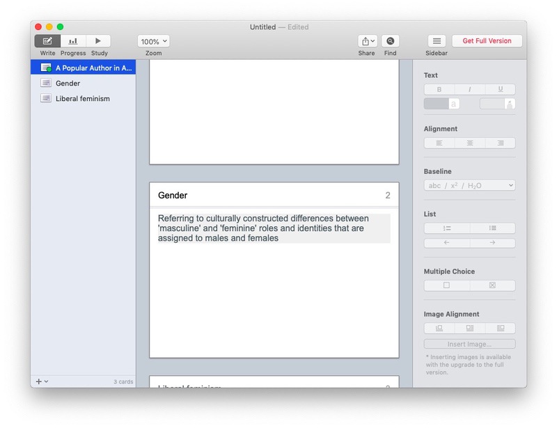 note card app for mac