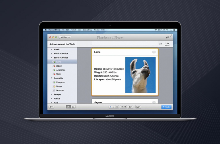 flashcards for mac and iphone