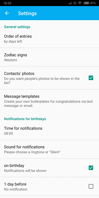 Birthday Reminder Apps 2