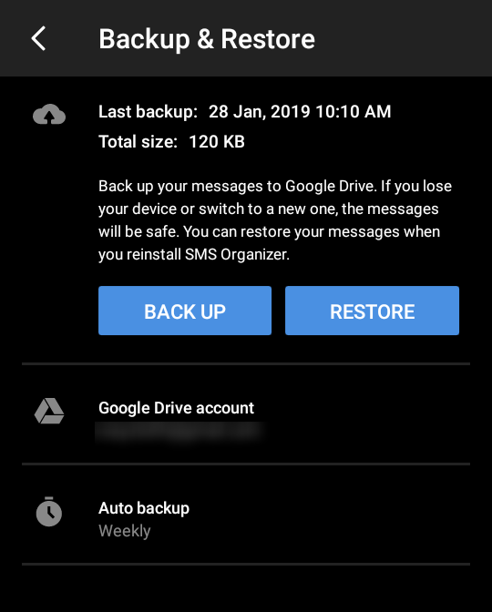 safe sms backup app for android