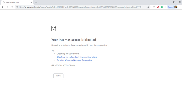 chrome_blocked_internet