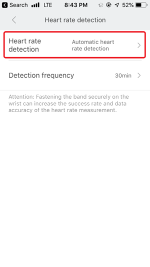 disable auto heart rate monitor- automatic hear rate