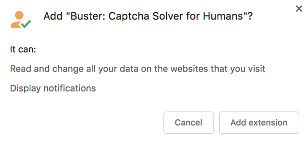how to bypass reCAPTCHA- add extension