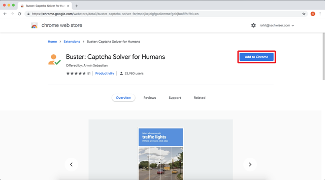 how to bypass reCAPTCHA- Add to chrome