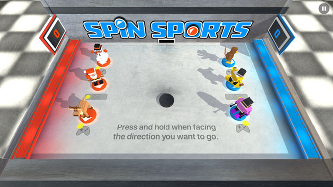 best apple tv games- spin sports