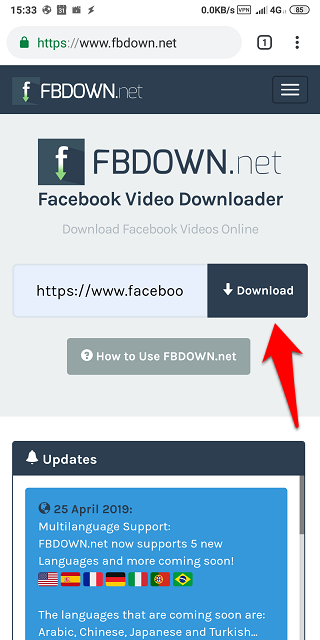 download facebook videos android 4