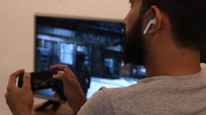 How to use AirPods with PS4 - playing PS4