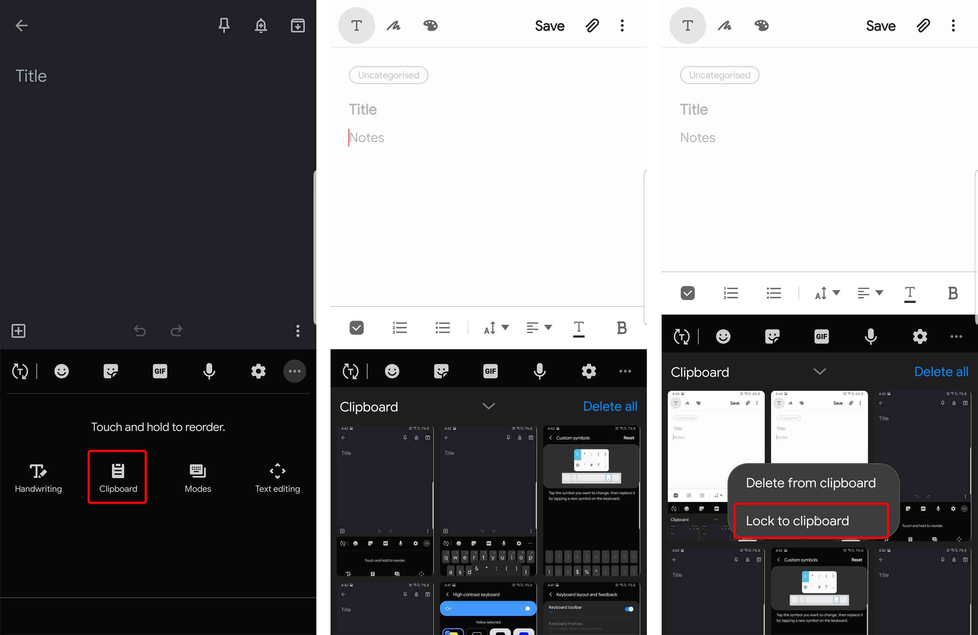 Copy Images in Samsung Keyboard