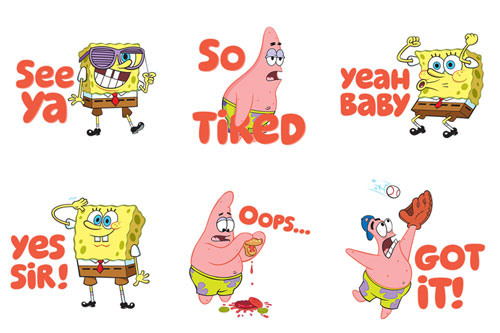 spongebob stickers