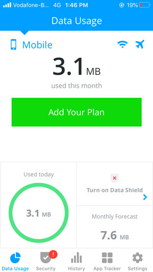 My data plan app