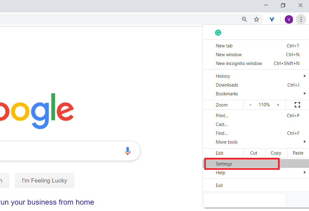 Google Chrome Settings