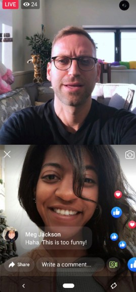 using facebook rooms for video calling