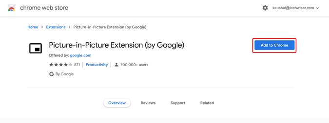 download the chrome extension