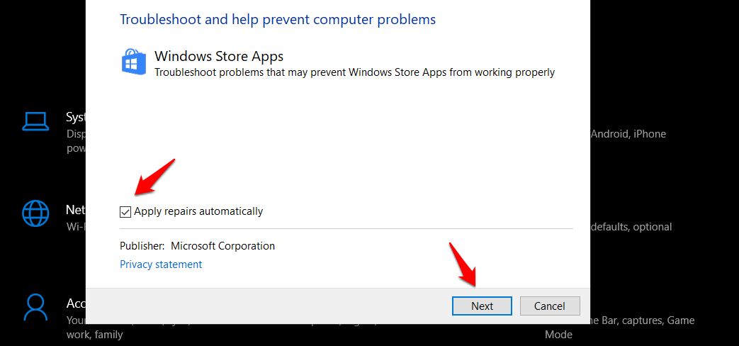 troubleshooting microsoft apps