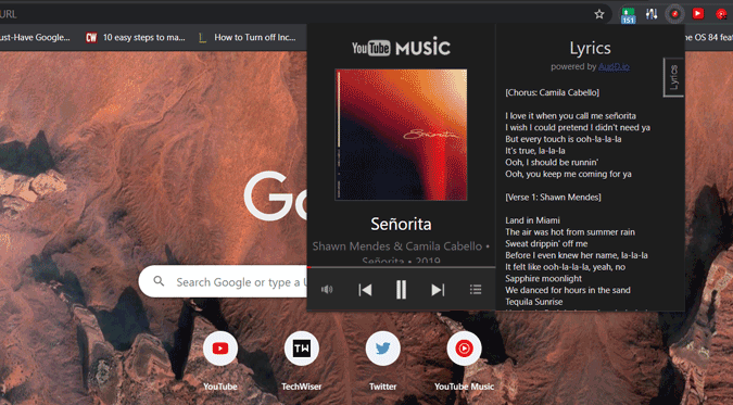 youtube music download extension