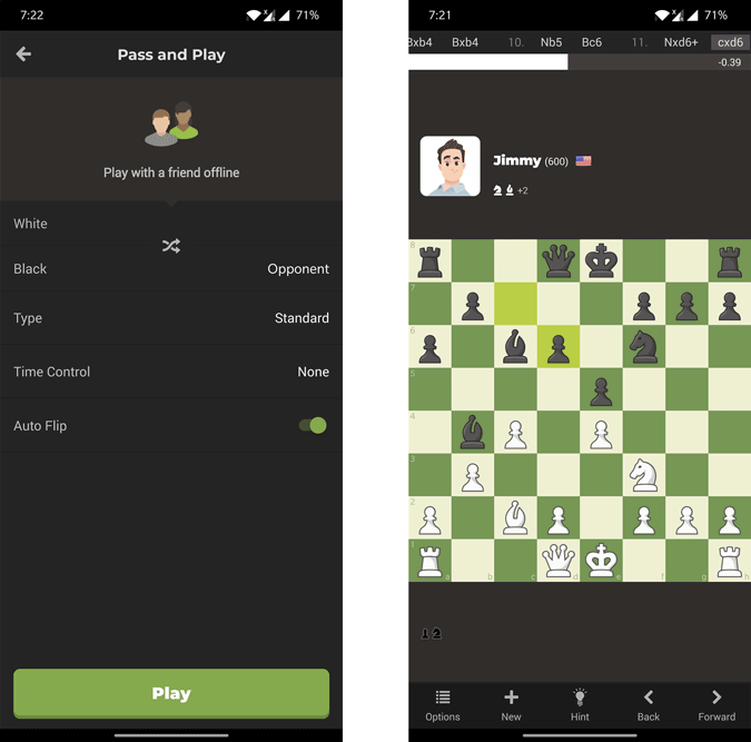 multiplayer chess on android