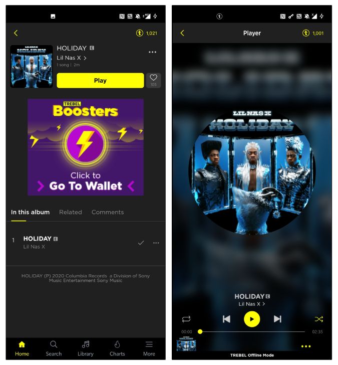 trebel music app