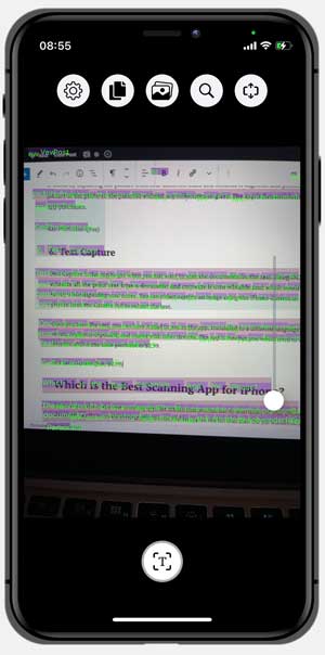 text capture app extracting text from print