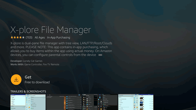 x-plore file manage app 