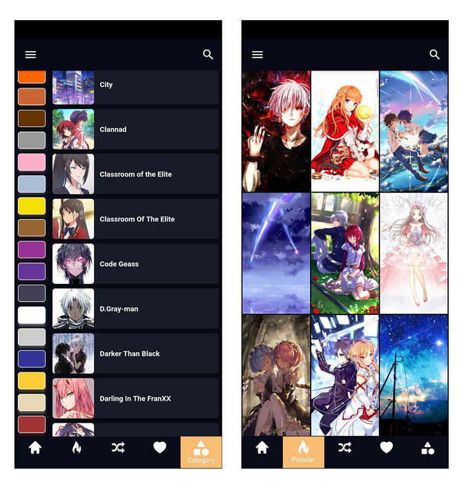 Anime Wallpaper app