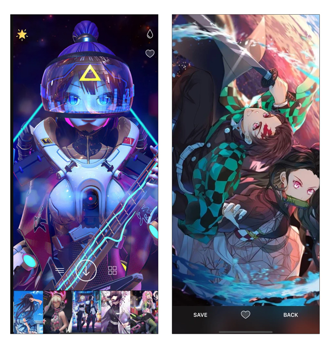 Anime & Wallpapers app