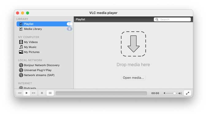 VLC media player for macOS
