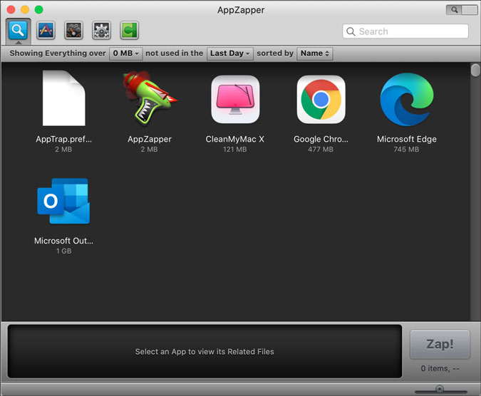 appzapper for mac app uninstallation settings