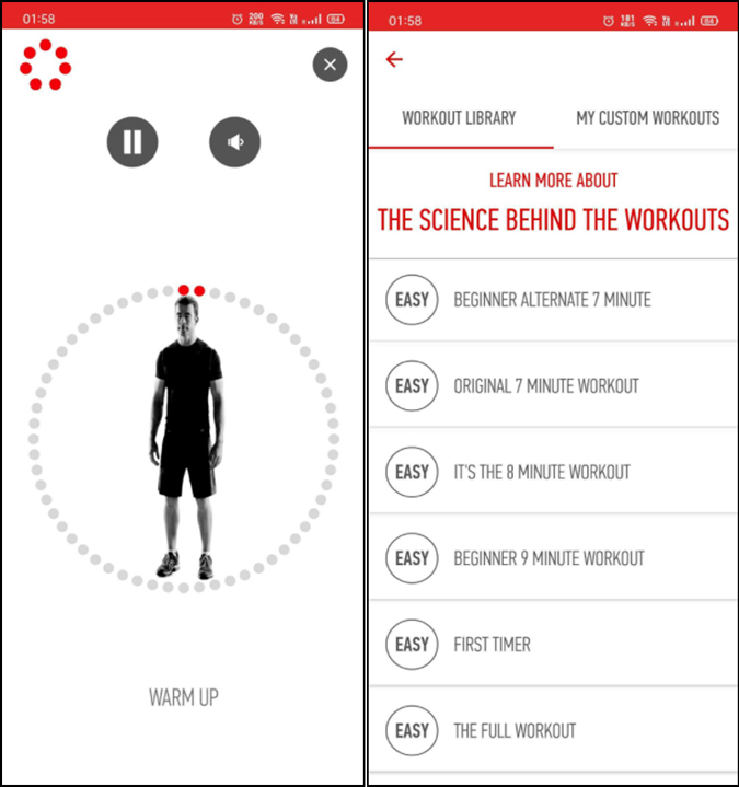 7 minute HIIT workout app 