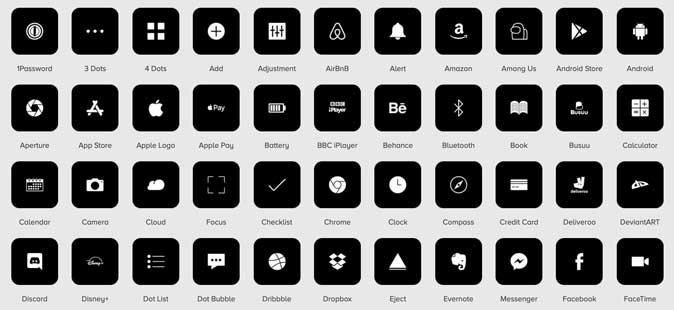design shack- free ios 14 icon pack