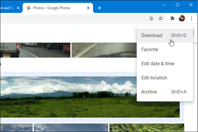 download google photos to your computer