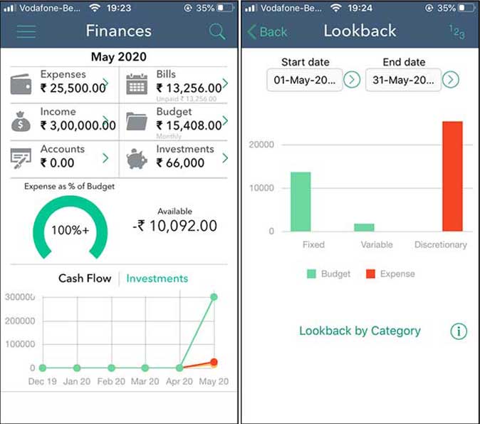 finances app- home budget app for iphone