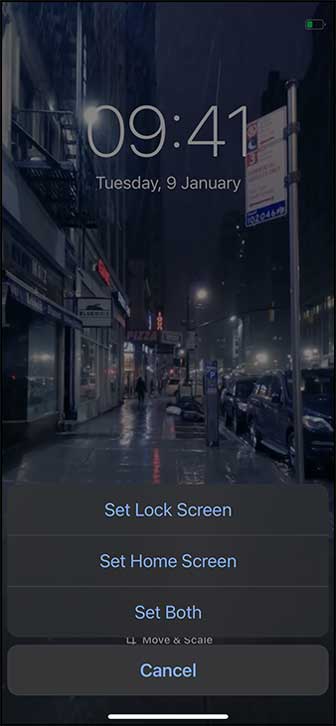 set video as wallpaper on lock screen