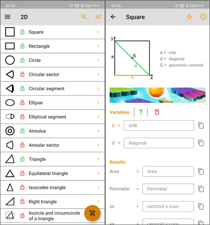 Geometery solver app 