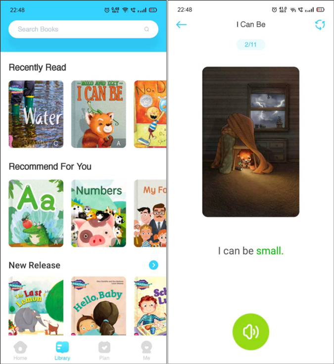 PalFish reading reading app for kids