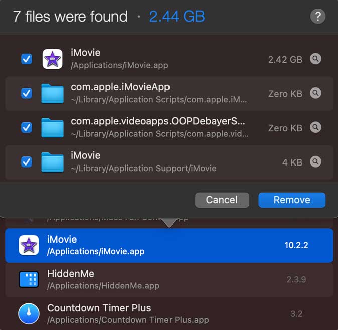 AppCleaner- delete apps and associated files
