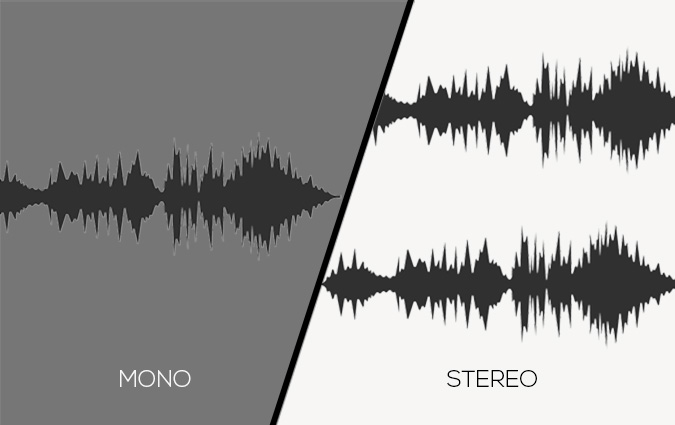 mono audio vs stereo audio