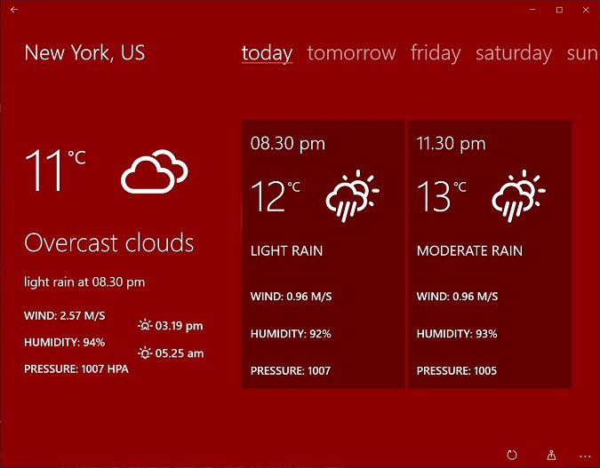 strawberry best weather app for windows 10 