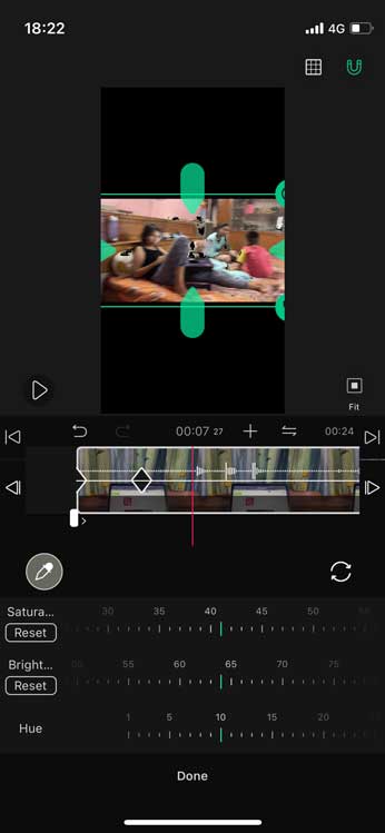 VLLO- Add Chroma Key and remove background from Instagram reels videos