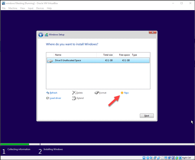 create partition for windows 11 installation