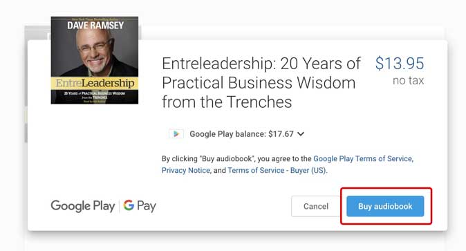 buy audiobook on google play
