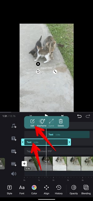 Instagram Reels Edit Text Layer VN App