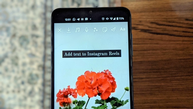 How to Add Multiple or Disappearing Text to Instagram Reels - TechWiser