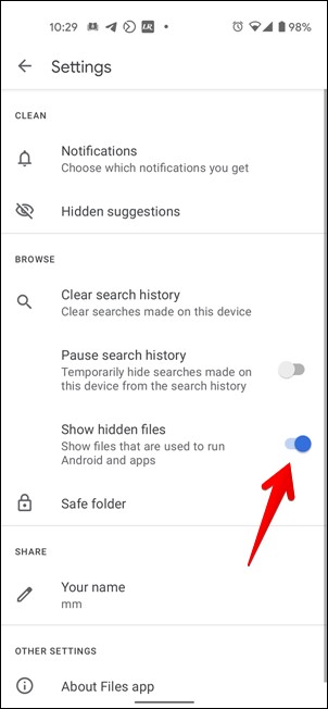 WhatsApp Status Allow Hidden Files Google File Explorer