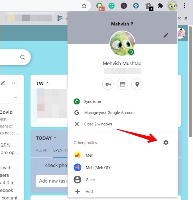 How to Change Profile Picture on Google Chrome - TechWiser