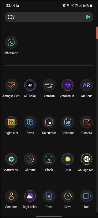 icon pack applied