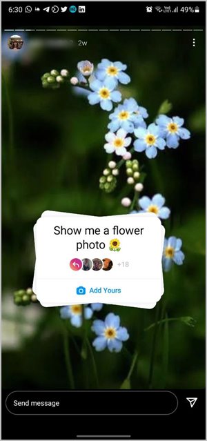 Instagram Add Yours Sticker Meaning