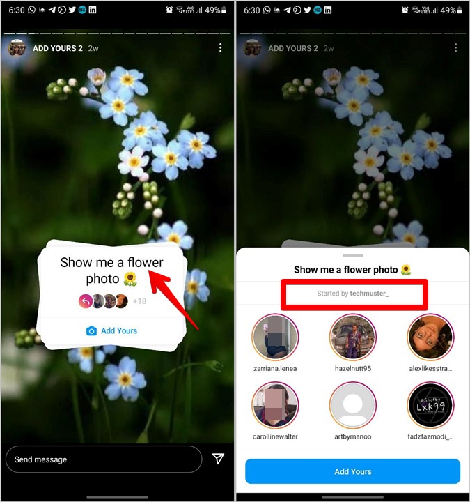 Instagram Add Yours Sticker View Creator